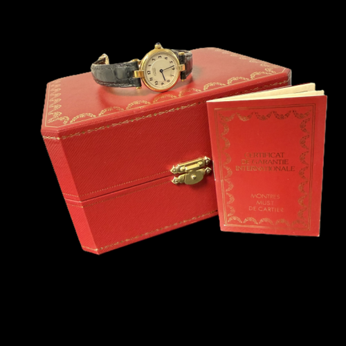 Montre Cartier Must de Cartier - Montre Vermeil quartz femme 24 mm 58 Facettes MT44880