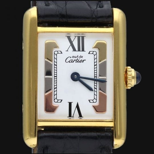 Montre Cartier Tank Vermeil - Montre femme à quartz 58 Facettes MT44304