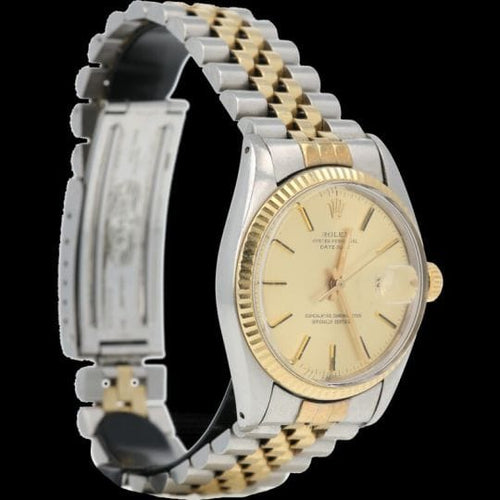 Montre Rolex Datejust - Montre 36 mm en or jaune et acier 58 Facettes MT44334
