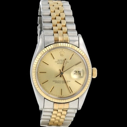 Montre Rolex Datejust - Montre 36 mm en or jaune et acier 58 Facettes MT44334