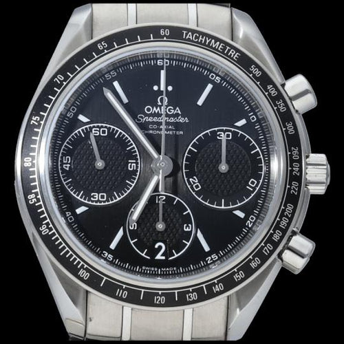 Montre Omega Speedmaster Racing - Montre chronographe Co-Axial en acier 58 Facettes MT44353