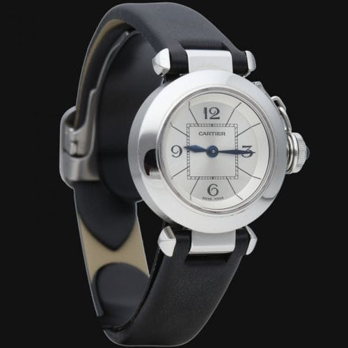 Montre Cartier Pasha - Montre PM 27 mm quartz en acier 58 Facettes MT44289