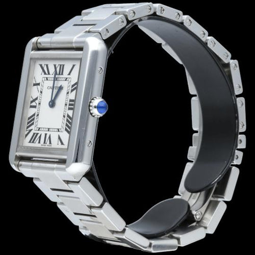 Montre Cartier Tank Solo - Montre quartz femme en acier 58 Facettes MT44063