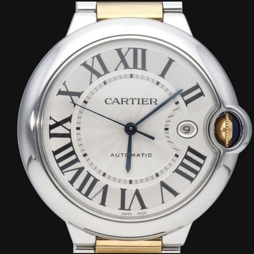 Montre Cartier Ballon Bleu - Montre femme automatique 42 mm or jaune et acier 58 Facettes MT42920