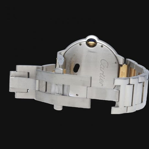 Montre Cartier Ballon Bleu - Montre femme automatique 42 mm or jaune et acier 58 Facettes MT42920