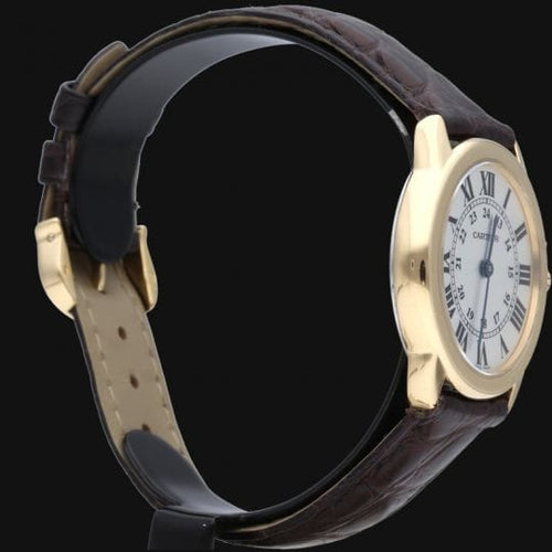 Montre Cartier Ronde Solo - Montre femme quartz 29 mm or jaune et acier 58 Facettes MT43987