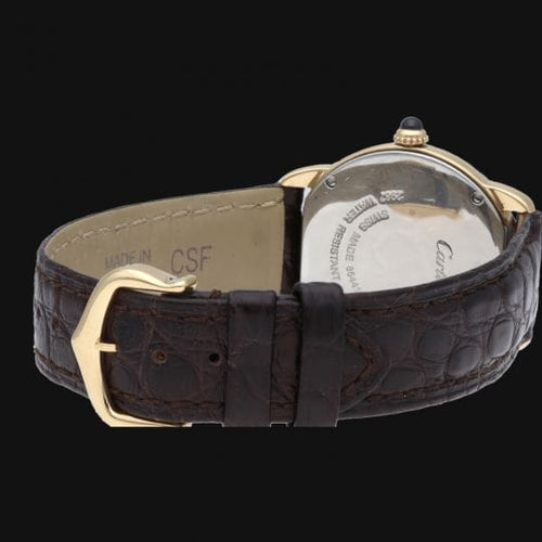 Montre Cartier Ronde Solo - Montre femme quartz 29 mm or jaune et acier 58 Facettes MT43987