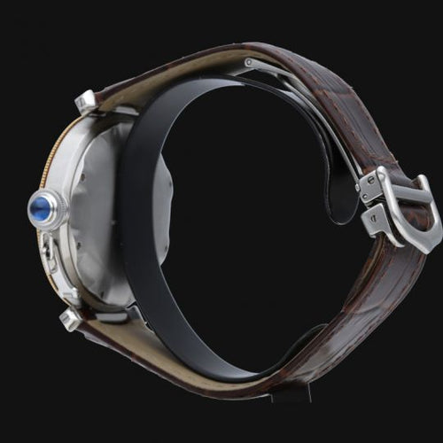 Montre Cartier Pasha - Montre réserve de marche en or jaune et acier 58 Facettes MT44438
