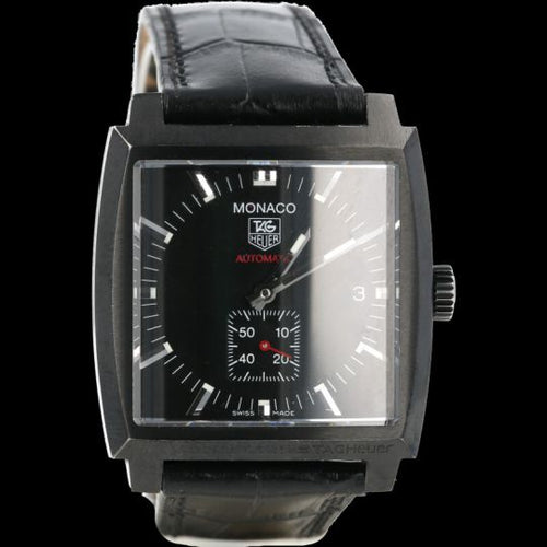 Montre TAG Heuer Monaco - Montre automatique Calibre 16 en acier 58 Facettes MT43533