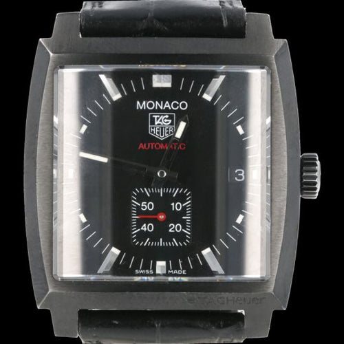 Montre TAG Heuer Monaco - Montre automatique Calibre 16 en acier 58 Facettes MT43533