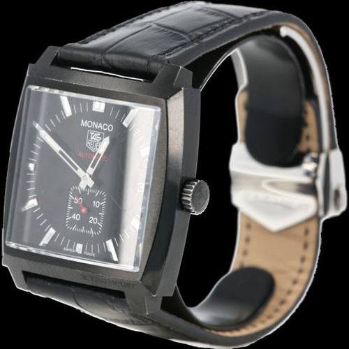Montre TAG Heuer Monaco - Montre automatique Calibre 16 en acier 58 Facettes MT43533