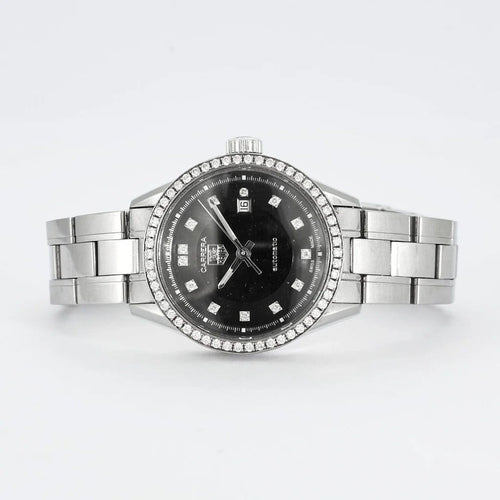 Montre TAG Heuer – Montre Carrera Ladies acier et diamants 58 Facettes 240411