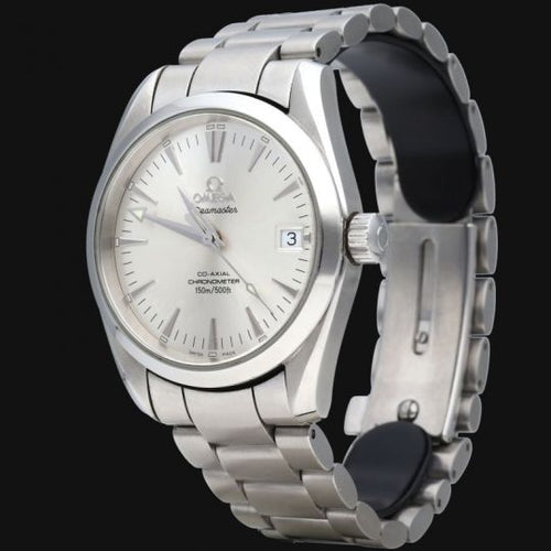 Montre Omega Seamaster Aqua Terra Co-Axial - Montre automatique homme 36 mm acier 58 Facettes MT44707
