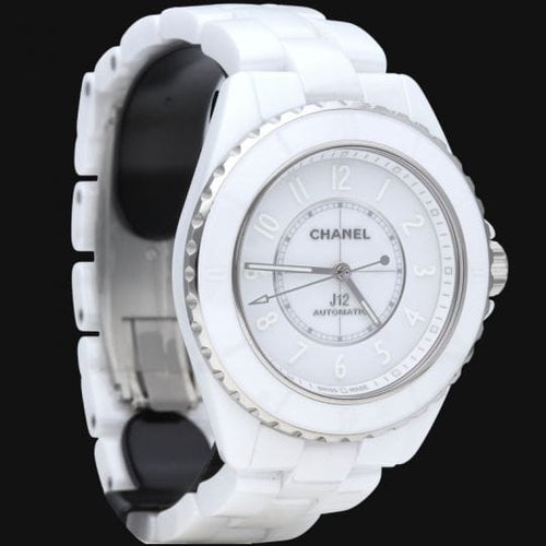 Montre Chanel J12 Phantom - Montre automatique femme en céramique blanche 41 mm 58 Facettes MT44847