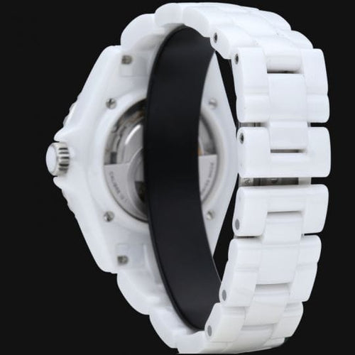 Montre Chanel J12 Phantom - Montre automatique femme en céramique blanche 41 mm 58 Facettes MT44847