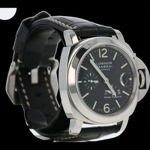 Montre Panerai Luminor - Montre homme Power Reserve 44 mm en acier 58 Facettes MT44587