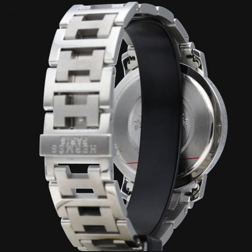 Montre Hermès Clipper - Montre femme en acier, quartz 36 mm 58 Facettes MT44637