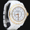 Montre Chanel J12 - Montre 38 mm en céramique avec cadran diamants 58 Facettes MT44652