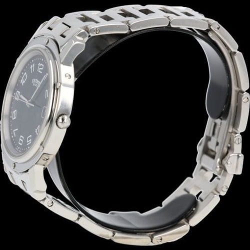 Montre Hermès Clipper - Montre femme à quartz en acier 58 Facettes MT44639