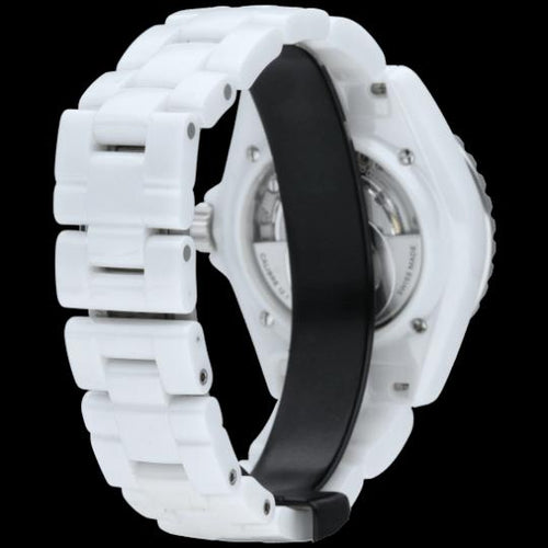 Montre Chanel J-12 Calibre 12.1 - Montre femme en céramique blanche 38 mm 58 Facettes MT44827
