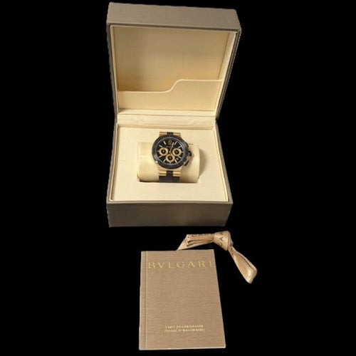 Montre Bulgari Diagono - Montre automatique homme 42 mm en or jaune 58 Facettes MT44807