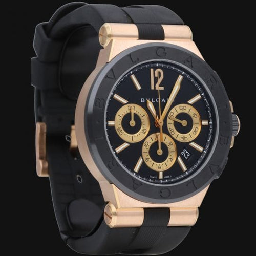 Montre Bulgari Diagono - Montre automatique homme 42 mm en or jaune 58 Facettes MT44807