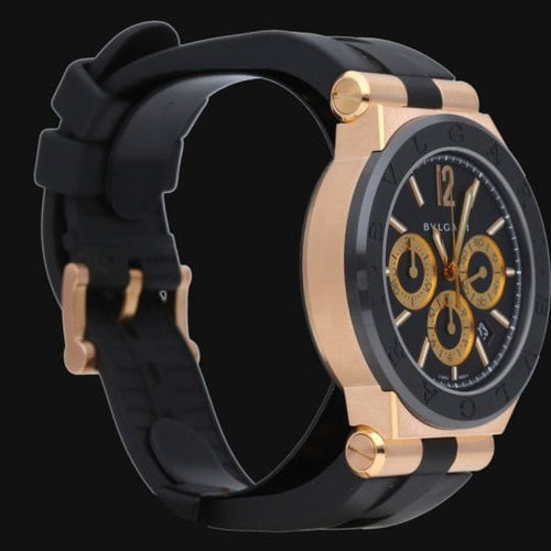 Montre Bulgari Diagono - Montre automatique homme 42 mm en or jaune 58 Facettes MT44807