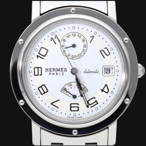 Montre Hermès Clipper - Montre femme en acier quartz 58 Facettes MT44632