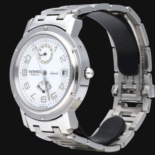 Montre Hermès Clipper - Montre femme en acier quartz 58 Facettes MT44632