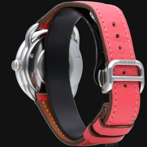 Montre Hermès Arceau - Montre automatique en acier, 32 x 32 mm 58 Facettes MT44619