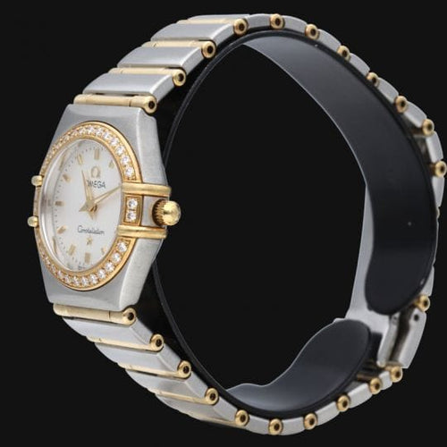 Montre Omega Constellation Mini - Montre femme en or jaune 18 K et acier 58 Facettes MT44491