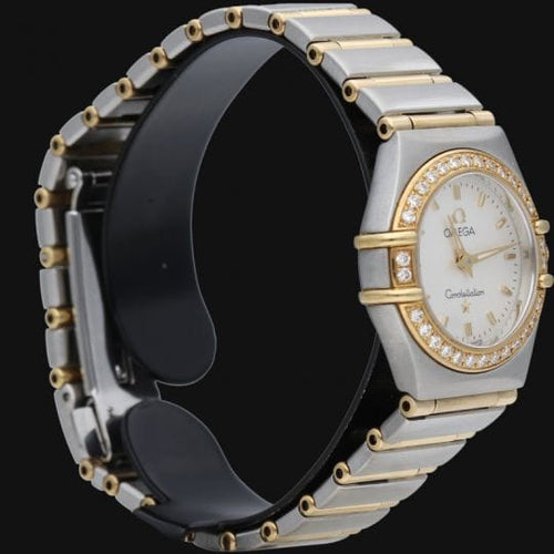 Montre Omega Constellation Mini - Montre femme en or jaune 18 K et acier 58 Facettes MT44491