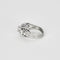Bague 46 Bague dôme en or blanc 18 carats et diamants 58 Facettes 250016