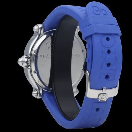 Montre Chopard Happy Sport - Montre femme Dolphin Diamond en acier 58 Facettes MT39686