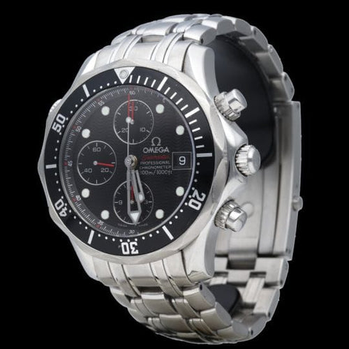 Montre Omega Seamaster Diver 300M - Montre chronographe automatique en acier 58 Facettes MT43636