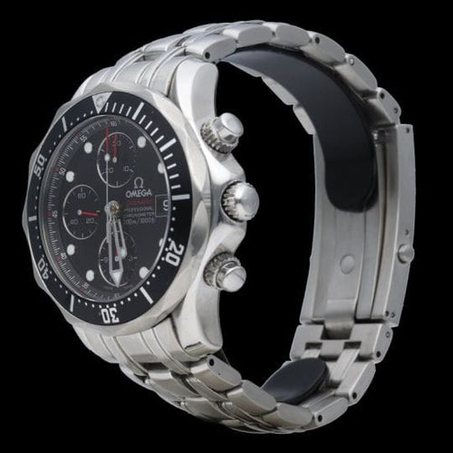 Montre Omega Seamaster Diver 300M - Montre chronographe automatique en acier 58 Facettes MT43636
