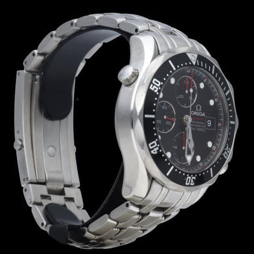 Montre Omega Seamaster Diver 300M - Montre chronographe automatique en acier 58 Facettes MT43636