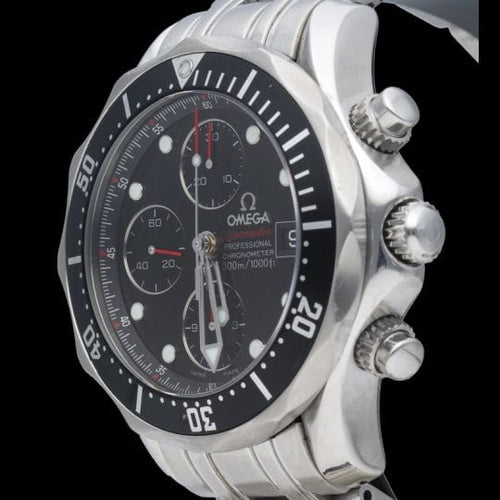Montre Omega Seamaster Diver 300M - Montre chronographe automatique en acier 58 Facettes MT43636
