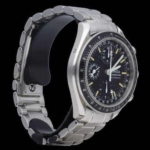 Montre Omega Speedmaster - Montre Day-Date chronographe en acier 58 Facettes MT43731