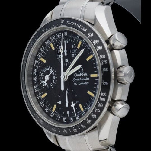 Montre Omega Speedmaster - Montre Day-Date chronographe en acier 58 Facettes MT43731