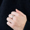 Bague 56 DINH VAN - Menottes - Bague or blanc et diamants 58 Facettes 250011