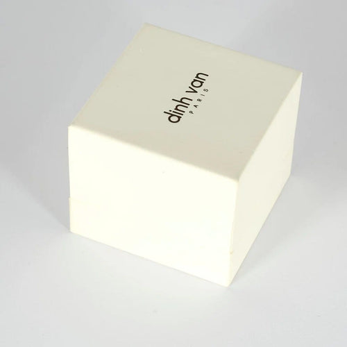 Bague 56 DINH VAN - Menottes - Bague or blanc et diamants 58 Facettes 250011