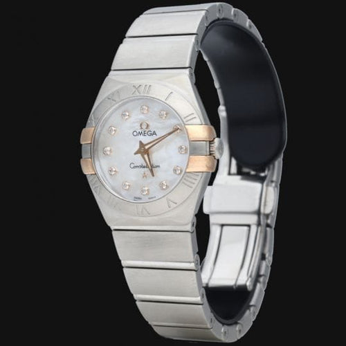 Montre Omega Constellation - Montre femme 24 mm en or rose et acier 58 Facettes MT44815