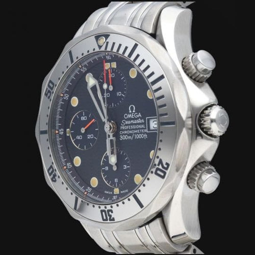 Montre Omega Seamaster Diver 300M - Montre chronographe automatique en acier 58 Facettes MT41834