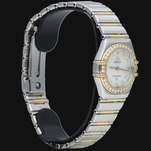 Montre Omega Constellation Mini - Montre femme quartz en or jaune et acier 58 Facettes MT44490