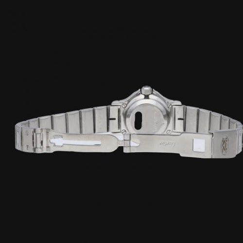 Montre Cartier Santos - Montre ronde automatique en acier 26 mm 58 Facettes MT44381