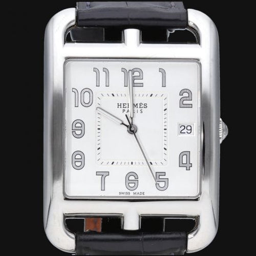 Montre Hermès Cape Cod - Montre GM quartz en acier 58 Facettes MT44624