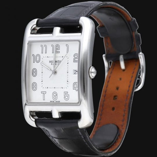 Montre Hermès Cape Cod - Montre GM quartz en acier 58 Facettes MT44624