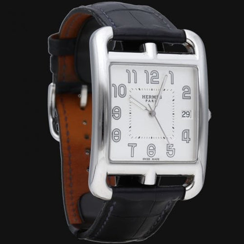 Montre Hermès Cape Cod - Montre GM quartz en acier 58 Facettes MT44624