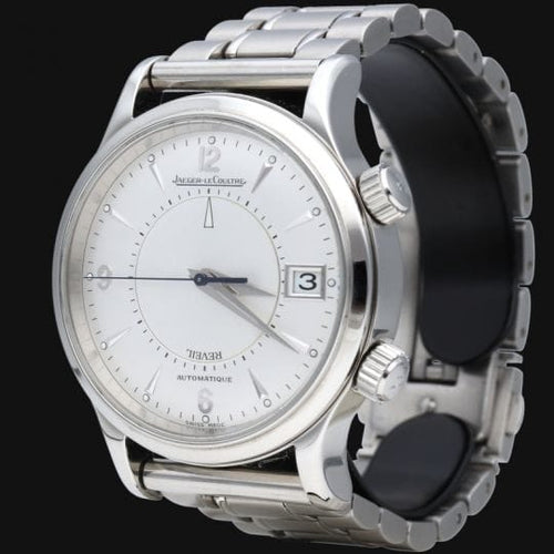 Montre Jaeger-LeCoultre Master Réveil - Montre automatique homme 41 mm en acier 58 Facettes MT44731